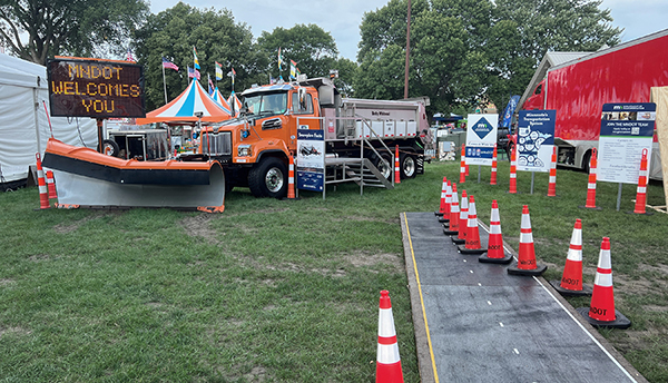 Photo:MnDOT booth at the State Fair.